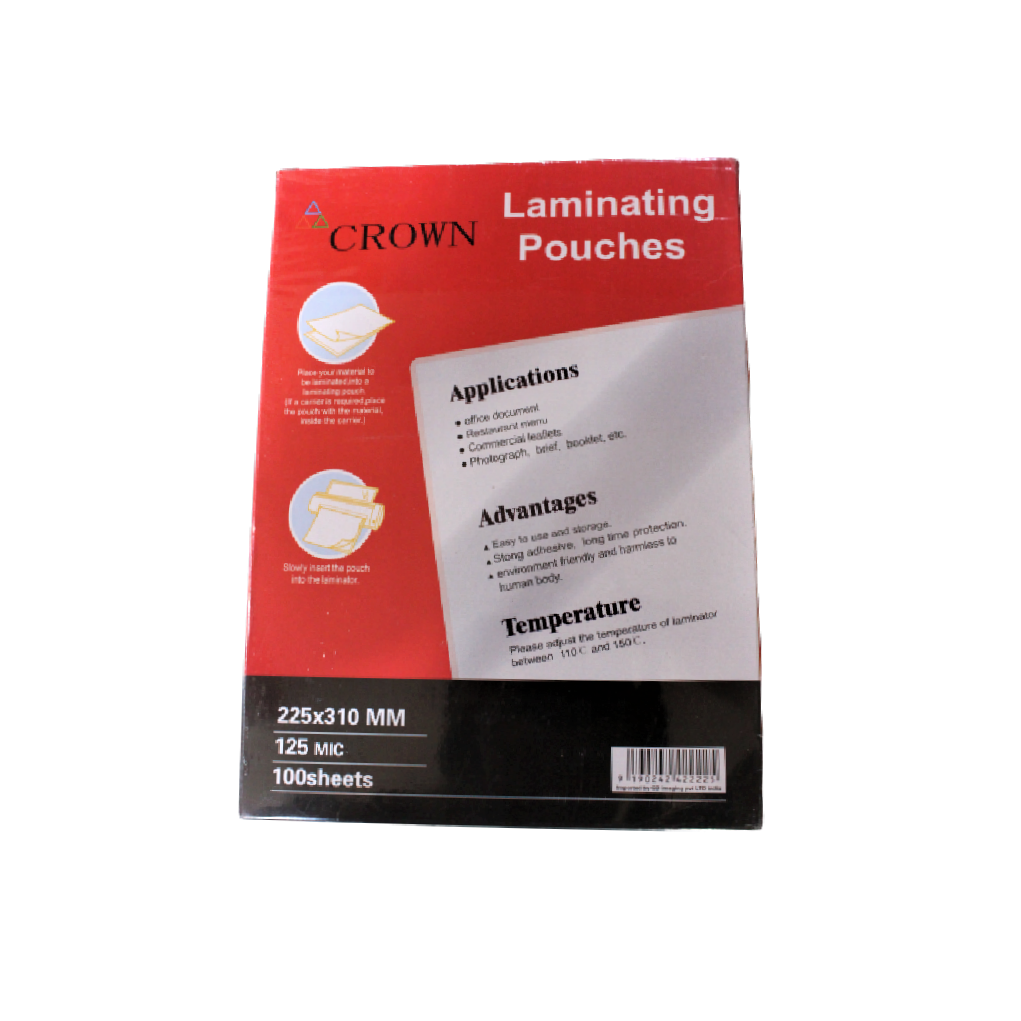 Crown Lamination Pouches
